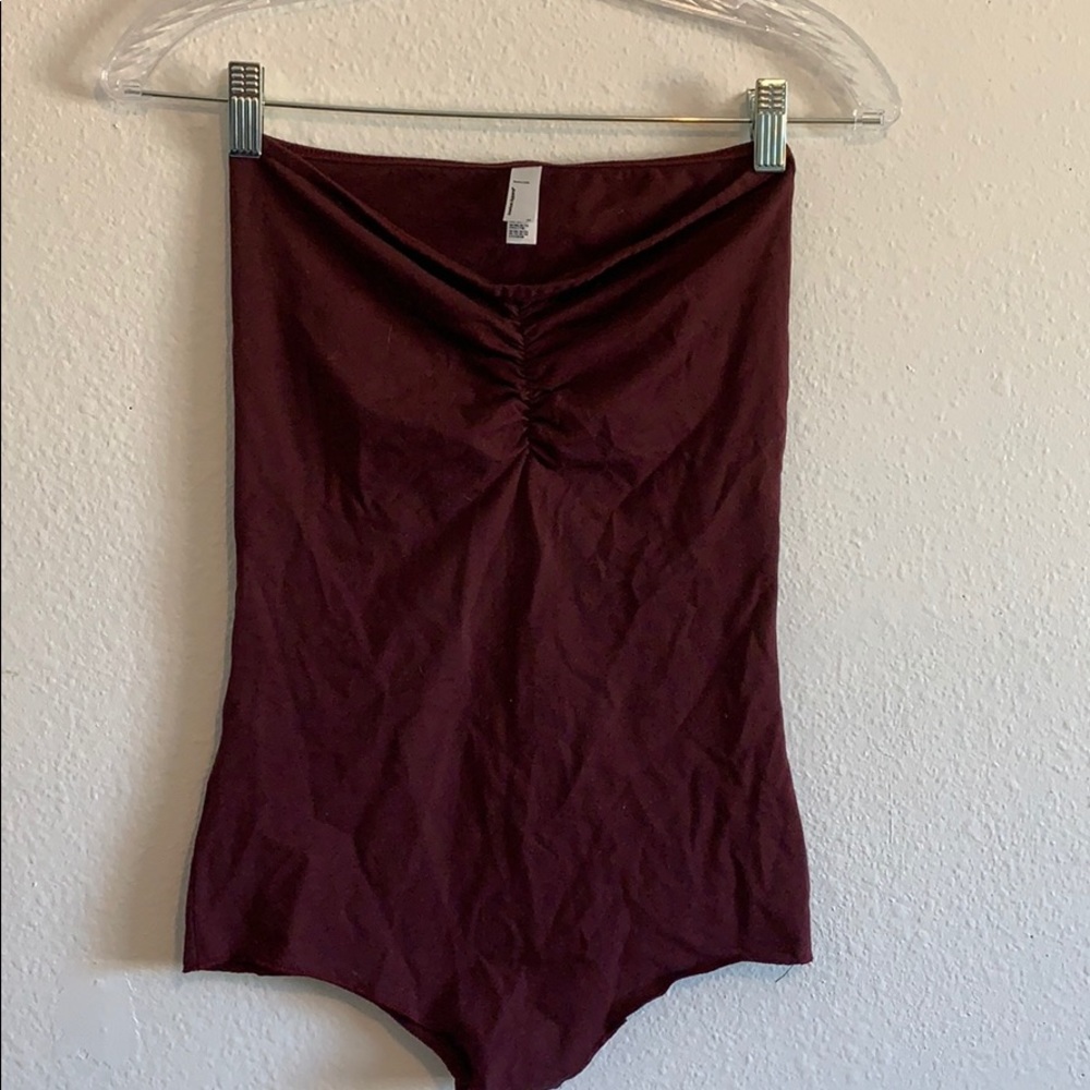 American apparel bandeau bodysuit
